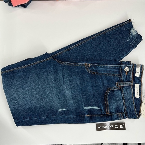 Profile High Rise Skinny Distressed Raw Hem Size 7 NEW - Picture 1 of 10